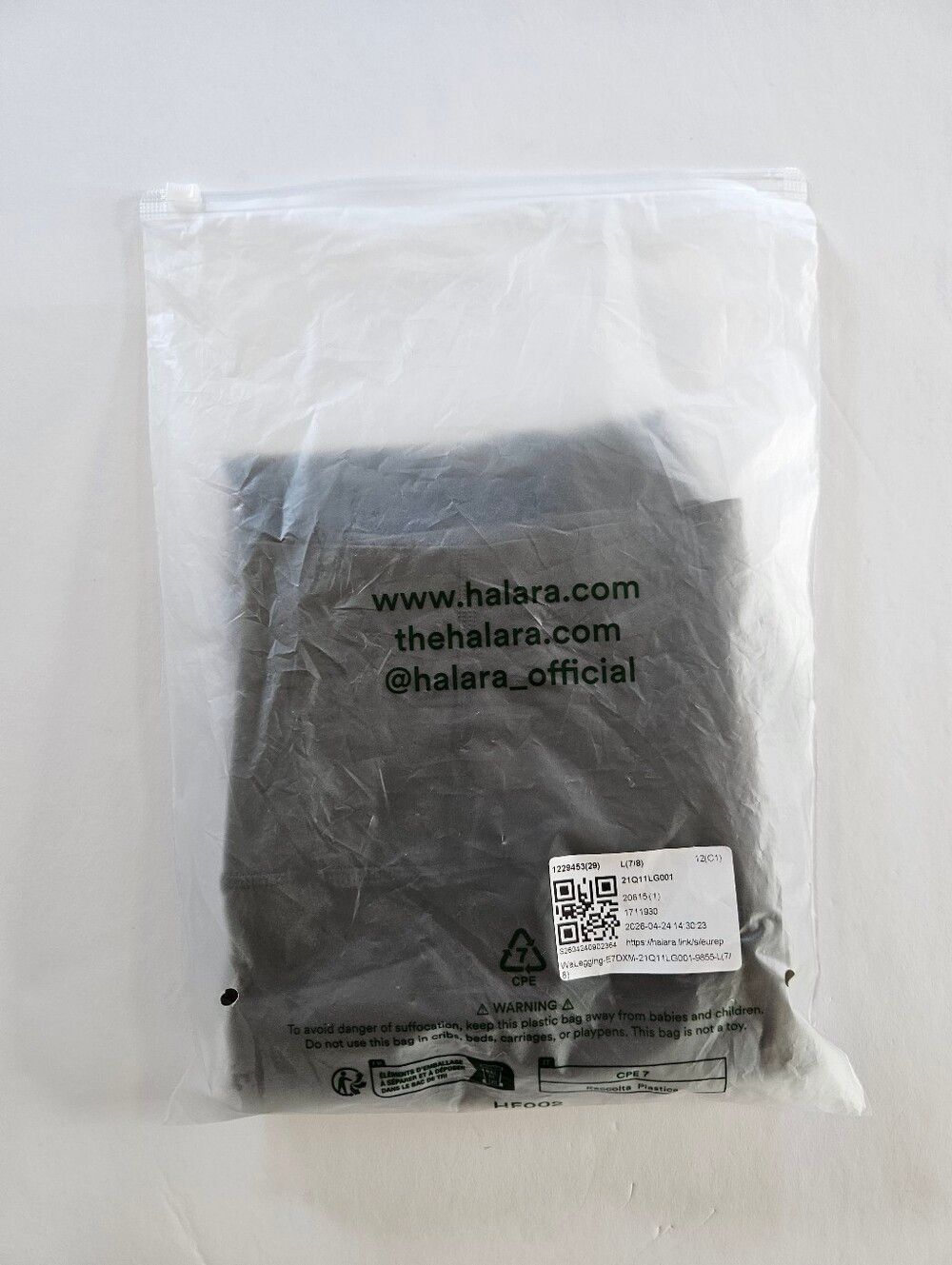 Halara UltraSculpt™ High Waisted Tummy Control Shaping Training 7/8 Leggings L - Picture 14 of 15